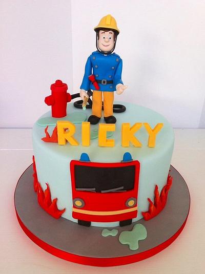 Fireman Sam Cake - Cake by Bella's Bakery