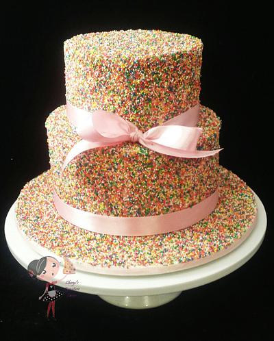 Sprinkles Cake - Cake by Cheryl's Signature Cakes