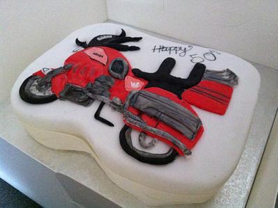 motorbike cake - Cake by Rachel Oneil