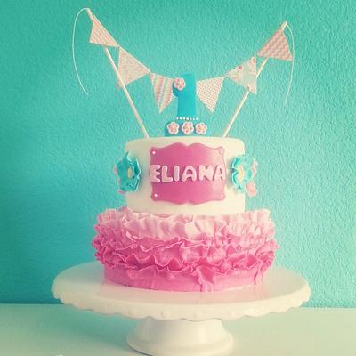 Eliana is 1! - Cake by Elisabeth
