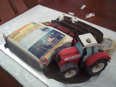 Fifty year old farmer - Cake by femmebrulee