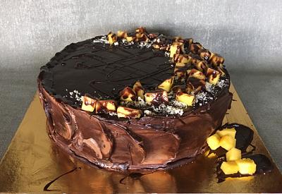 Mango chocolate cake - Cake by Doroty