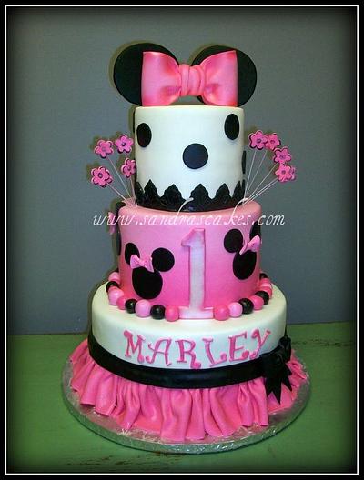 Baby Shower Cake Idea (Minnie Mouse)  - Cake by ShavonnaE