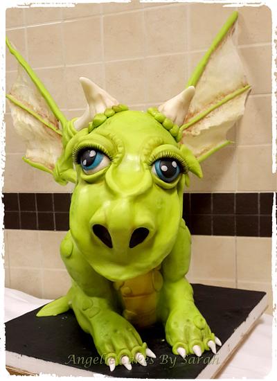 Puffette the Magical Dragonette - Cake by Angelic Cakes By Sarah