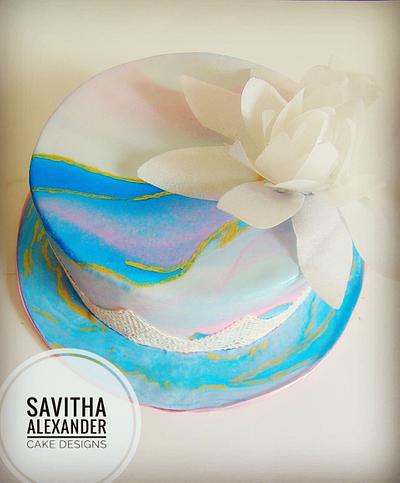 A tribute to Monet - Cake by Savitha Alexander