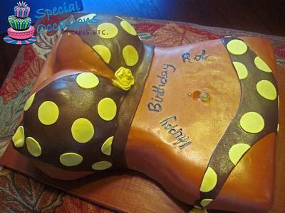 Itsy Bitsy Teeny Weeny Yellow Polka Dot Bikini - Cake by Special Occasions - Cakes, Etc