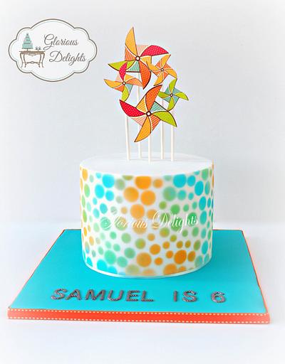Pin wheels cake - Cake by Glorious Delights