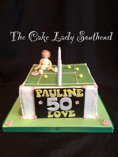 Tennis cake - Cake by Gwendoline Rose Bakes