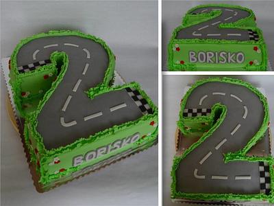 Birthday Cake - Road - Cake by m.o.n.i.č.k.a