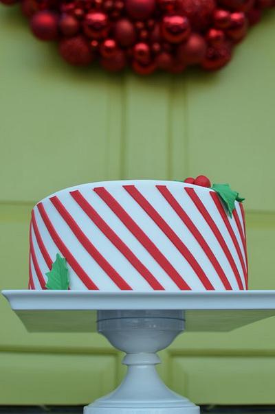 Christmas Stripe - Cake by Elisabeth Palatiello