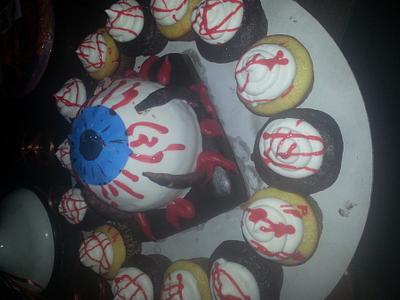 Eyeball - Cake by Caking Around Bake Shop