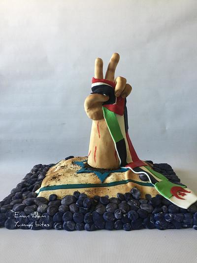 palestine in our hearts collaboration - Cake by Emanallam