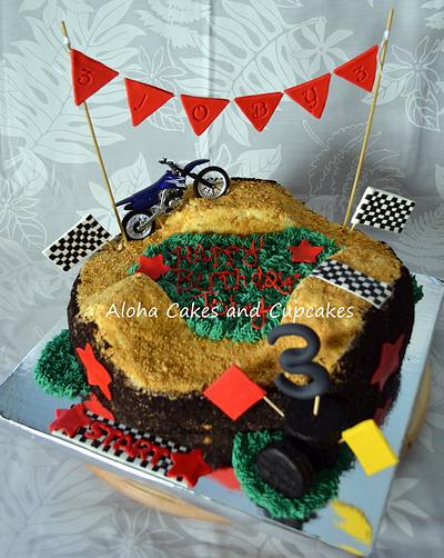 Dirt bike themed birthday - Cake by Sarah Scott