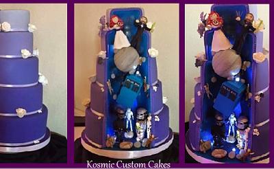 Wedding Hidden Scene - Epic Geek - Cake by Kosmic Custom Cakes