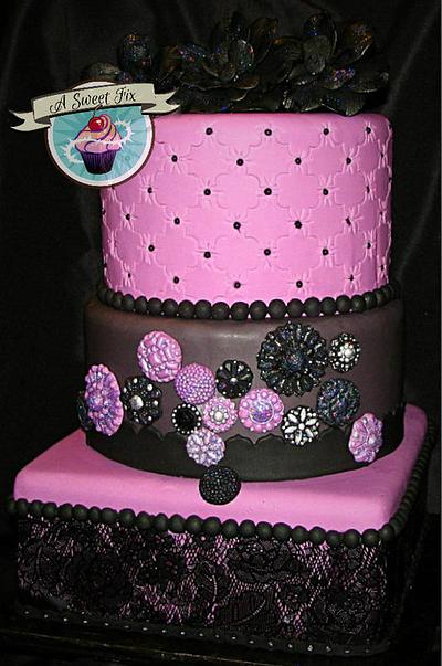 Jewelry & Lace - Cake by Heather Nicole Chitty