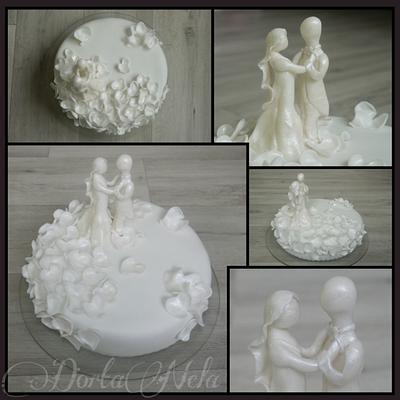 Small Wedding Cake - Cake by DortaNela