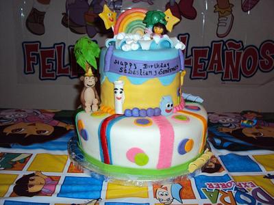 Dora The Explorer - Cake by Forgetmenot