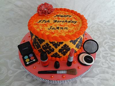 Mac Makeup Cake - Cake by Custom Cakes by Ann Marie