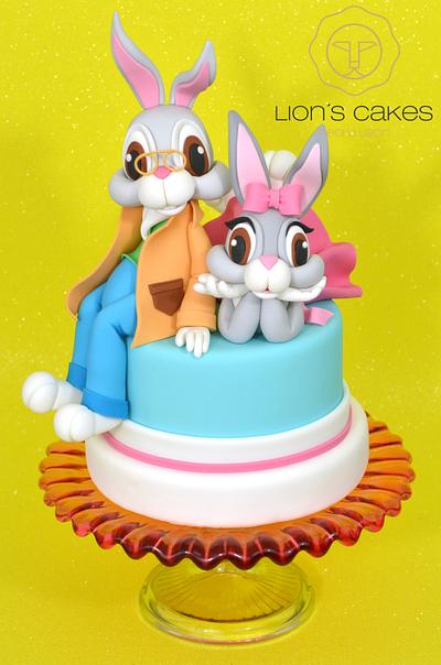Philéas & Romy, les Lapins... - Cake by LION´S CAKES PEDRO LEON