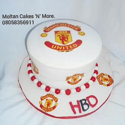 Manchester United Cake - Cake by Moltan Cakes 'N' More