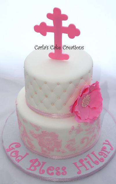 Christening Cake - Cake by Carla
