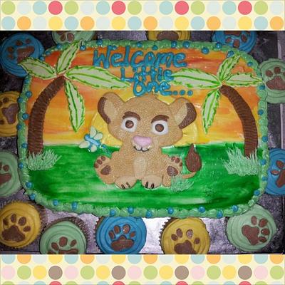 baby Lion King - Cake by loulou513