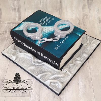 50 Shades of Grey cake - Cake by Karens Crafted Cakes