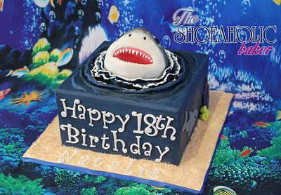 Shark cake - Cake by The Shoeaholic Baker