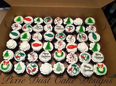 Christmas Cupcakes - Cake by Pixie Dust Cake Designs