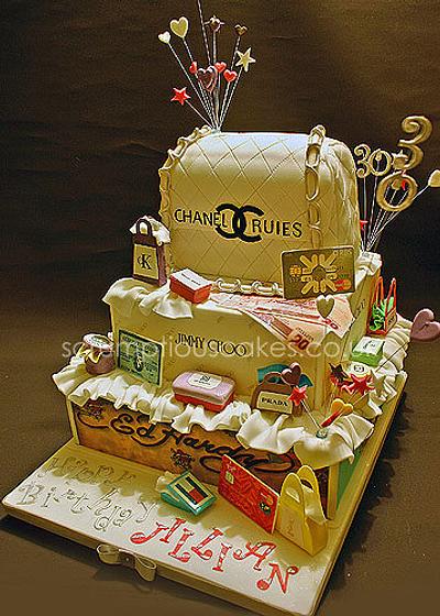 Shopping Extravaganza Cake - Cake by Scrumptious Cakes