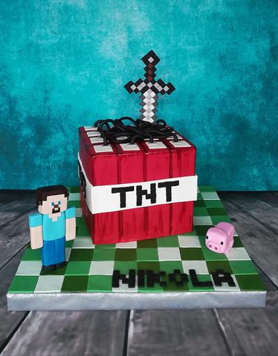Minecraft cake - Cake by Zaklina