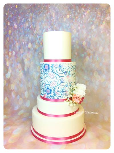 wedding cake by Madl créations  - Cake by Cindy Sauvage 