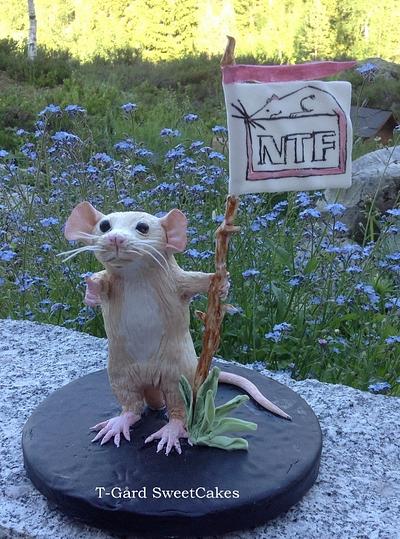 Cute little rat - Cake by Silvia - SweetCakes