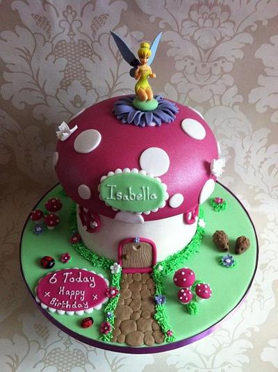 Tinkerbell Toadstool - Cake by Carrie