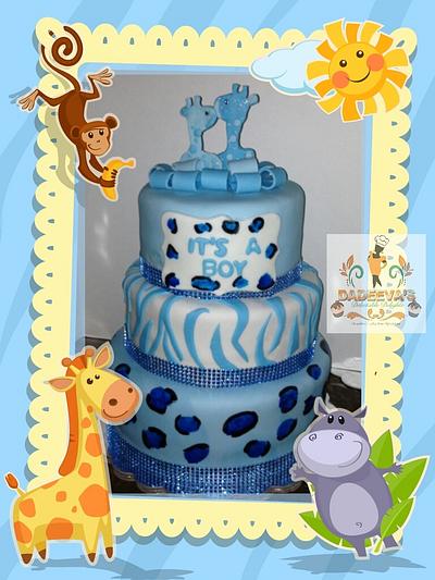 Safari themed baby shower - Cake by dadeeva