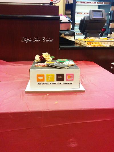 Dunkin Donuts cake - Cake by Triple Tier Cakes