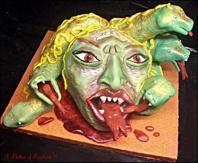 Medusa - Cake by Jen McK Evans