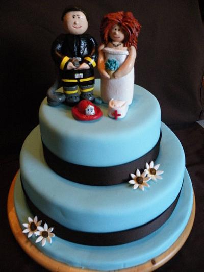 Lynn & Tim's Wedding Cake - Cake by Babs1964