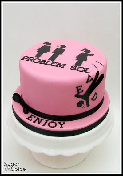 'Problem Solved ... ' - Cake by Sugargourmande Lou