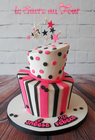 Topsy Turvy Girly cake - Cake by Sandra Major