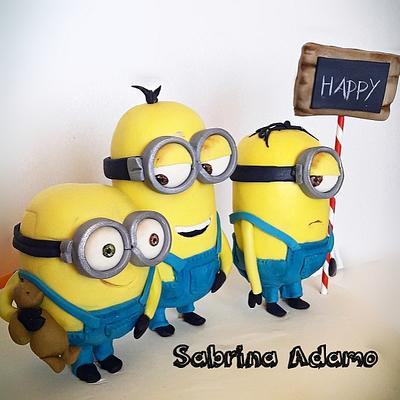Happy minion - Cake by Sabrina Adamo 