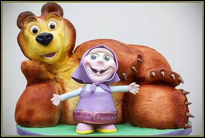 Masha and the Bear - Cake by Laura Young