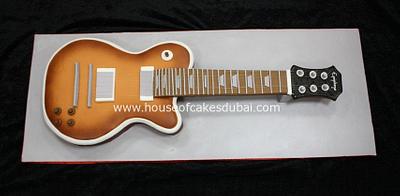 Guitar cake - Cake by The House of Cakes Dubai