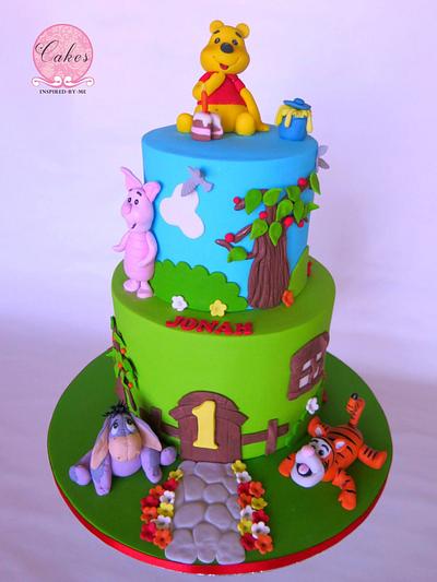 Pooh bear and friends - Cake by Cakes Inspired by me