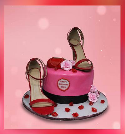 Red Shoe Cake - Cake by MsTreatz