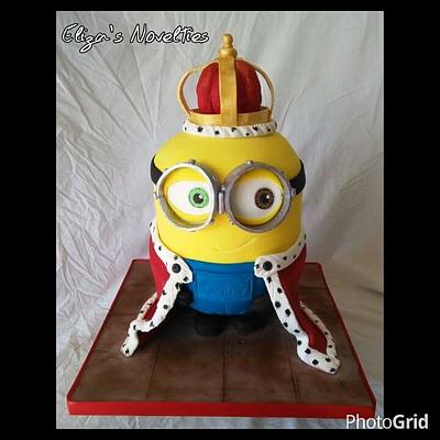 King Bob 3d Minion - Cake by Eliza's Novelties