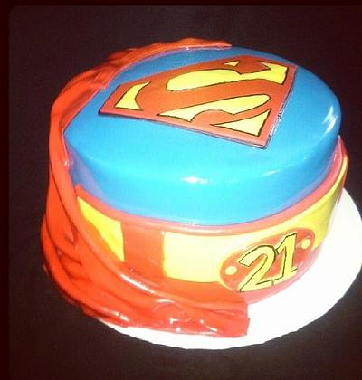 Superman Cake - Cake by Crys 