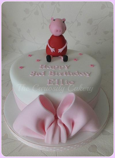 Peppa Pig cake - Cake by The Curiosity Cakery