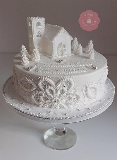 Silent night, Holy Night - Cake by Paulacakecouture