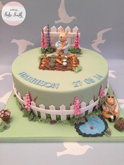 Peter Rabbit & Jeremy Fisher - Cake by Sadie Smith